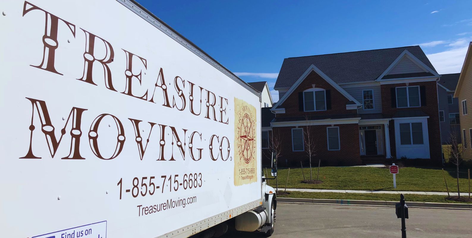 Moving truck with 