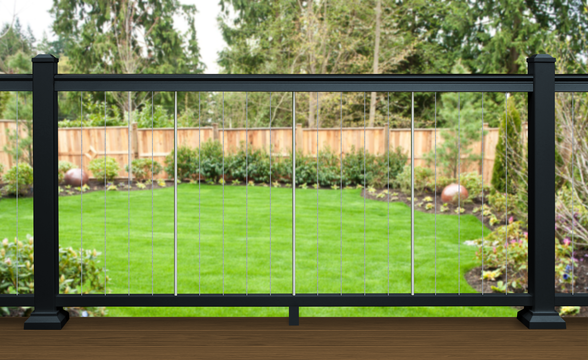 Vertcal Cable Railing Vertical Cable Service Cedar Rapids, Marion, Cedar Falls, Waterloo ...