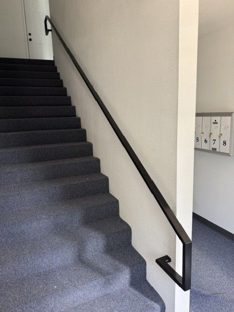 New Custom Modern Interior Commercial Railings In Waterloo, IA