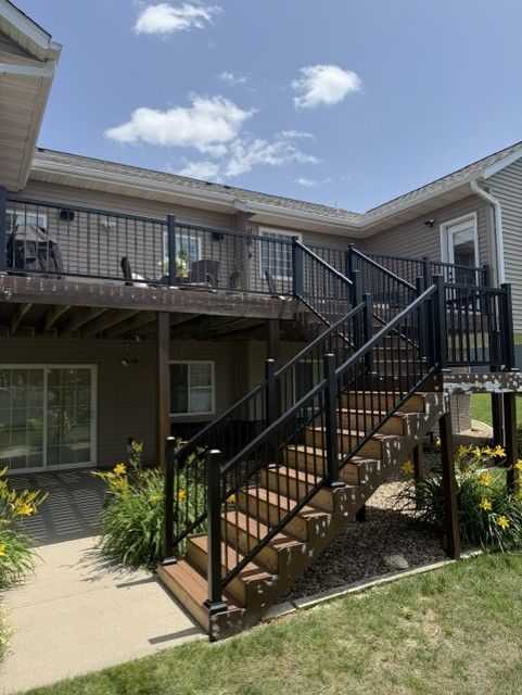 Aluminum Ultralox Railings With Gate Option In Fairfax, IA