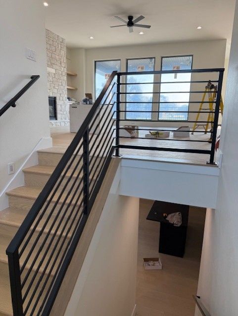Modern Outdoor Stair Railings Waverly IA