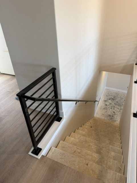 Custom Modern Interior Horizontal Railings & Wall Rails In North Liberty, IA