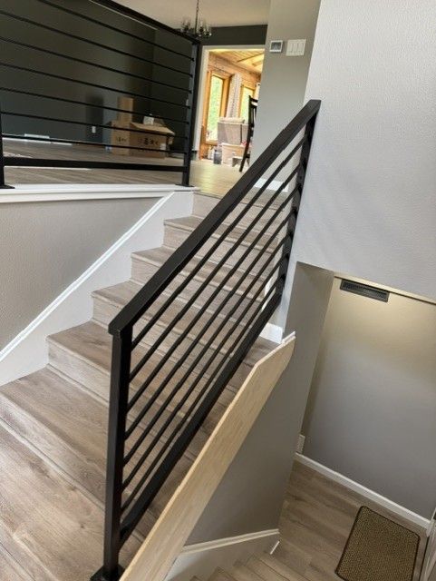 Custom Modern Interior Railings & Wall Rail In Charles City, IA