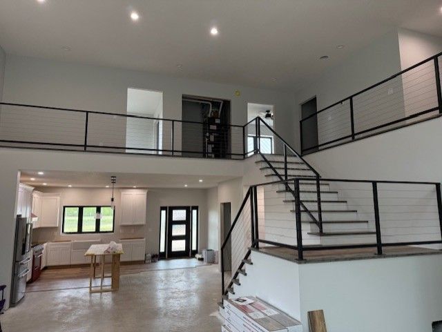Custom Modern Interior Cable Railings In Waverly, IA