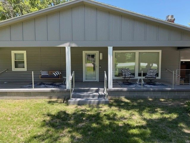 Custom Modern Exterior Cable Railings In Clear Lake, IA