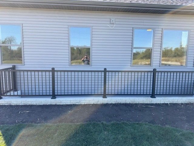 New Aluminum Ultralox Railing With A Gate Option Robins IA