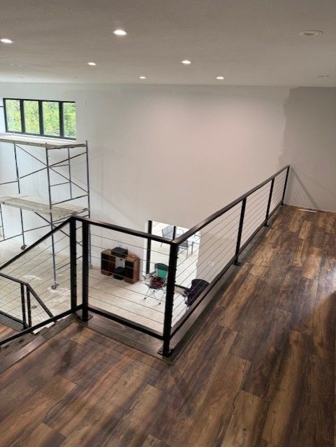 Custom Modern Interior Cable Railings In Waverly, IA