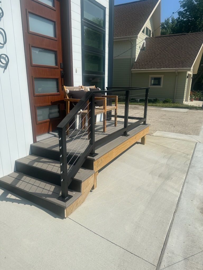 Outdoor Stair Cable Railing Waverly IA