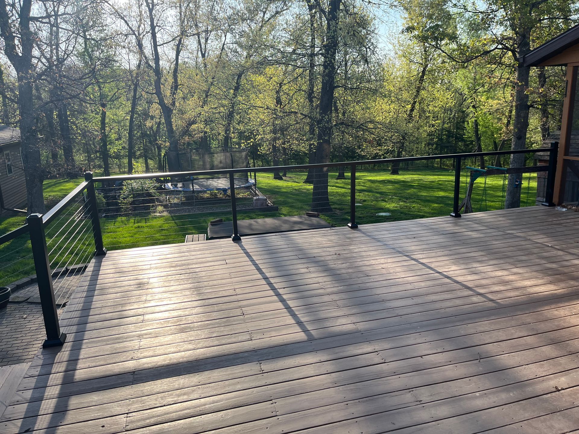 Exterior Horizontal Cable Railing Product Waverly IA