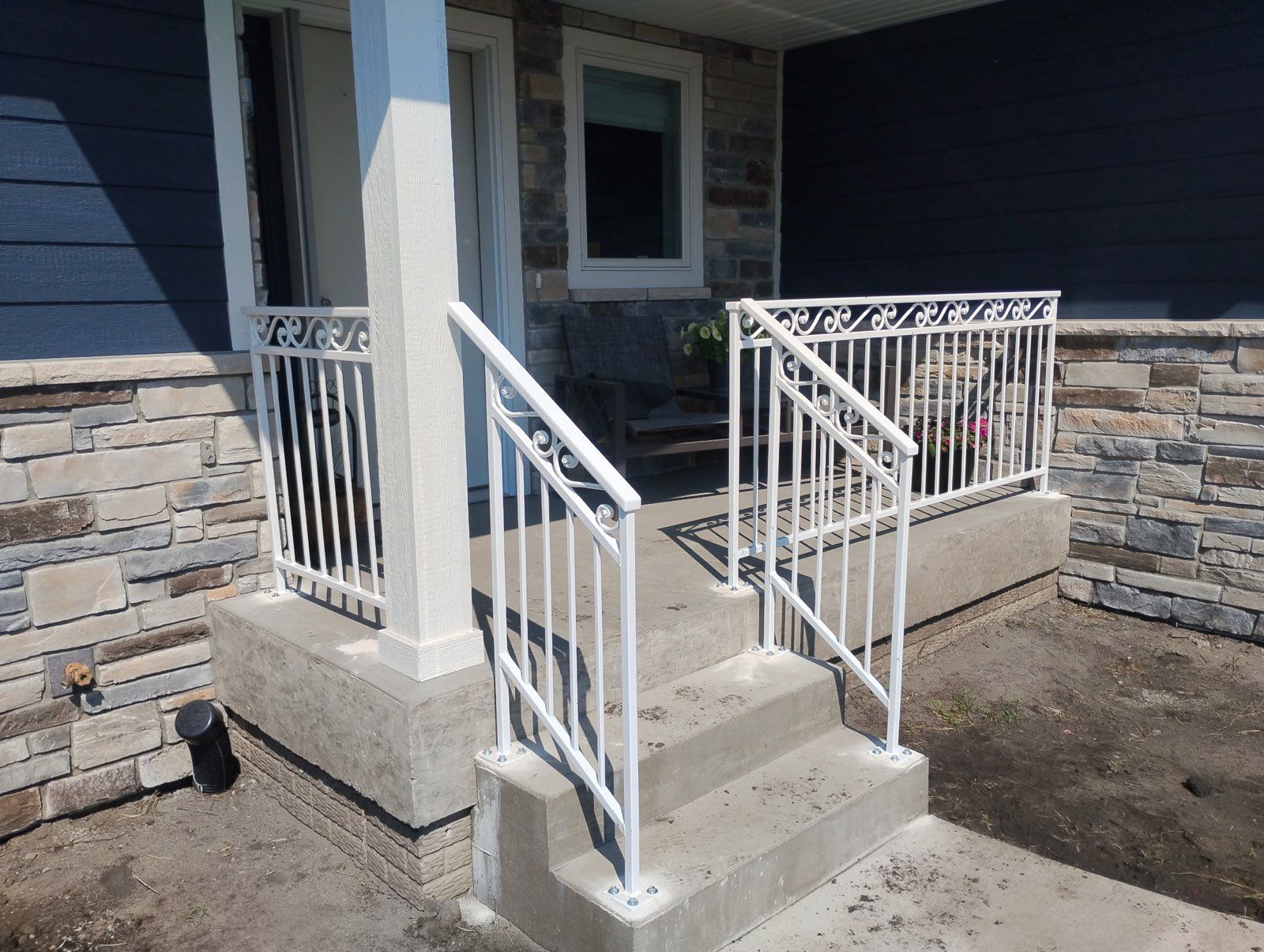 Custom Ornamental Iron Handrails Waverly IA