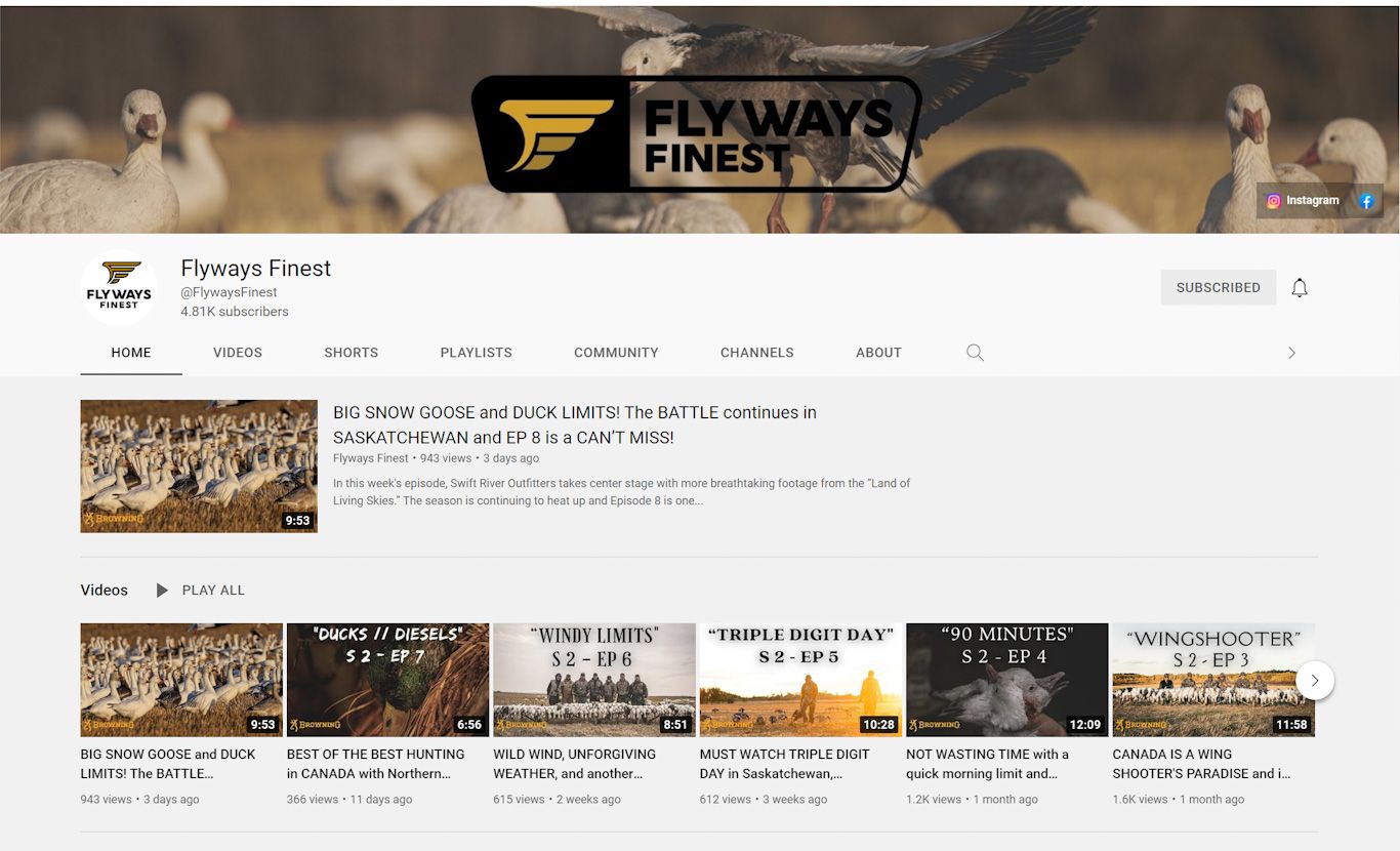 YouTube Outfitter Social Media Marketing