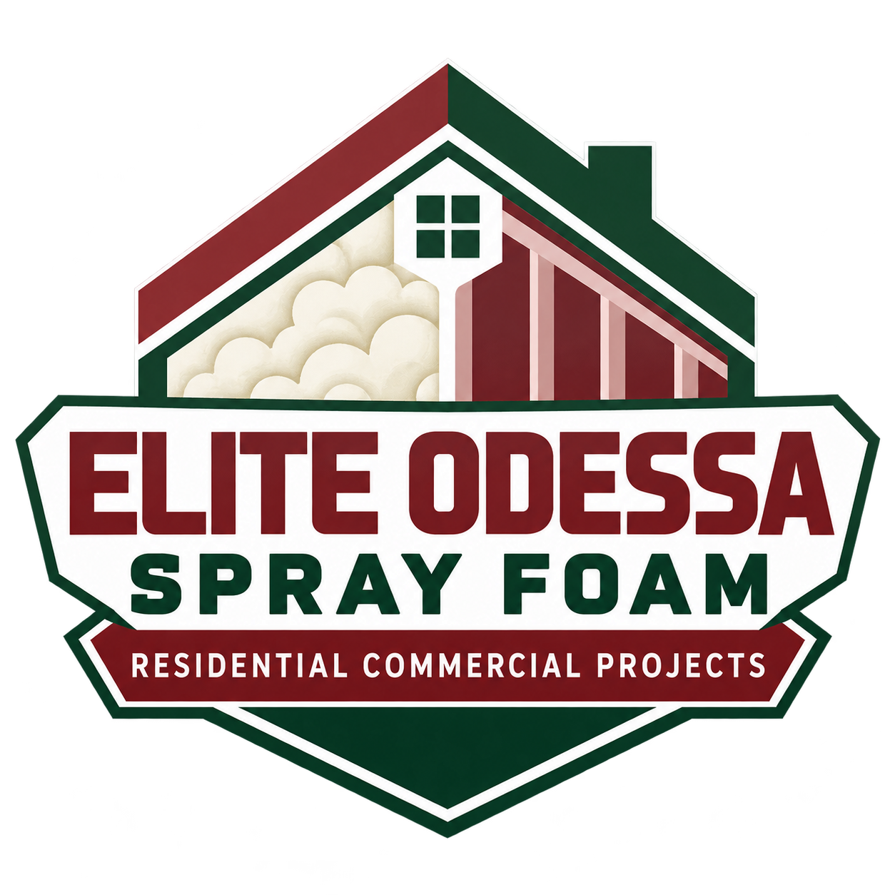 Elite Odessa Spray Foam residential and commercial projects banner