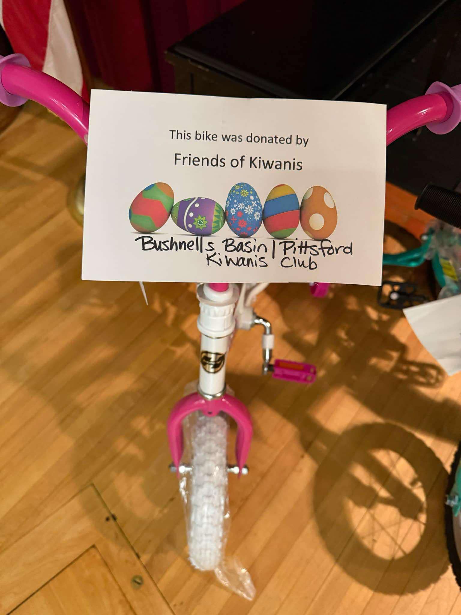 Donated bike