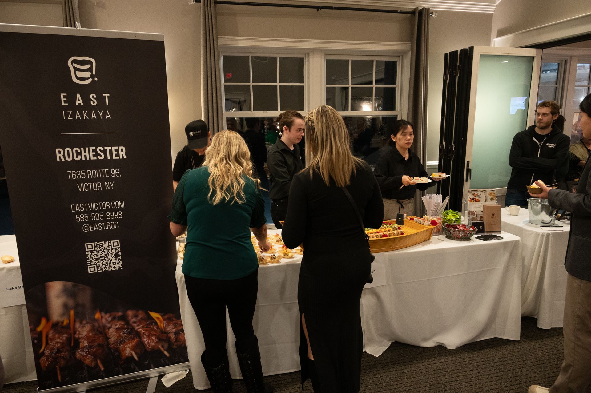 Guests with Vendors at Great Taste Event
