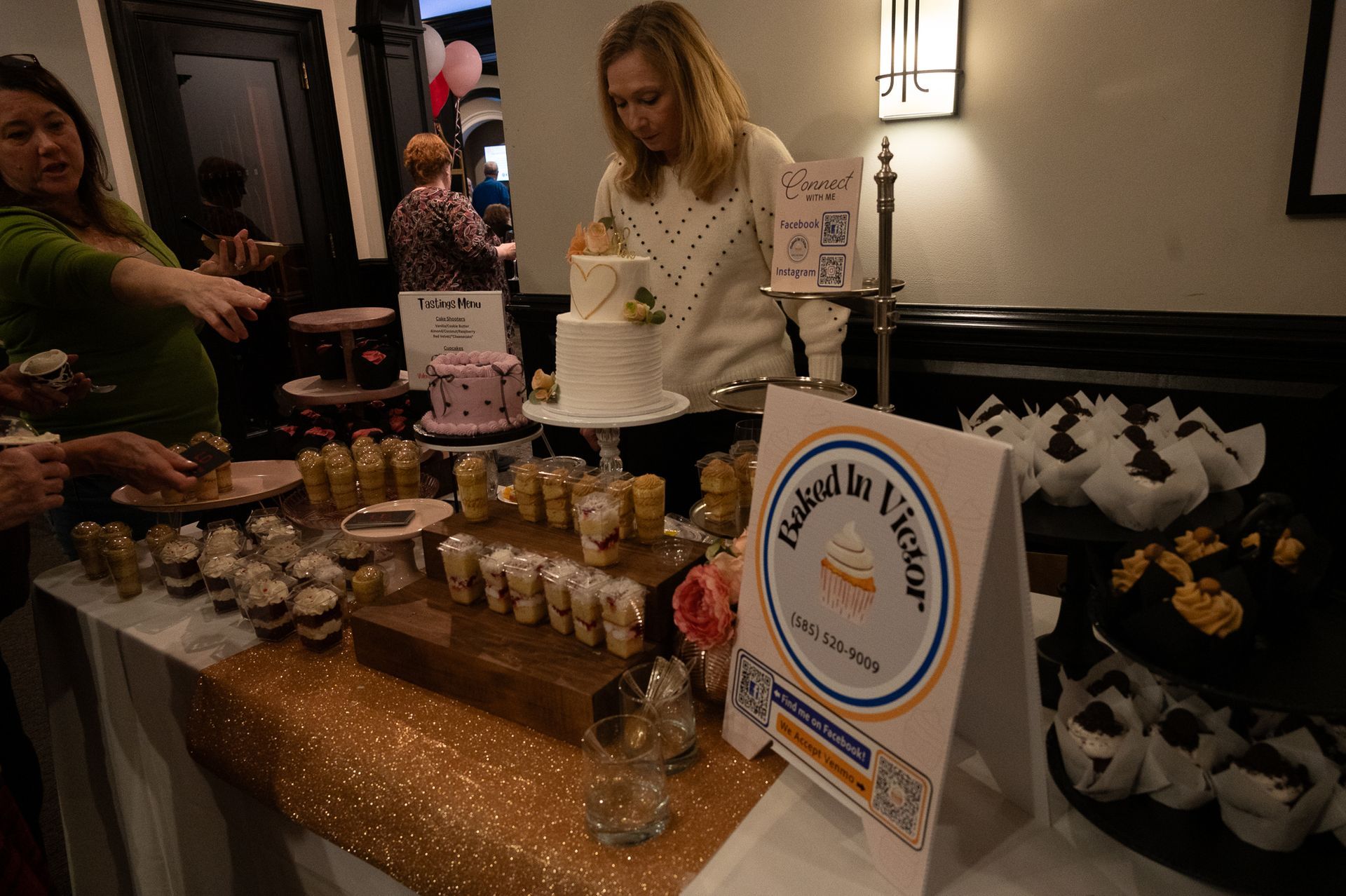 Guests with Vendors at Great Taste Event