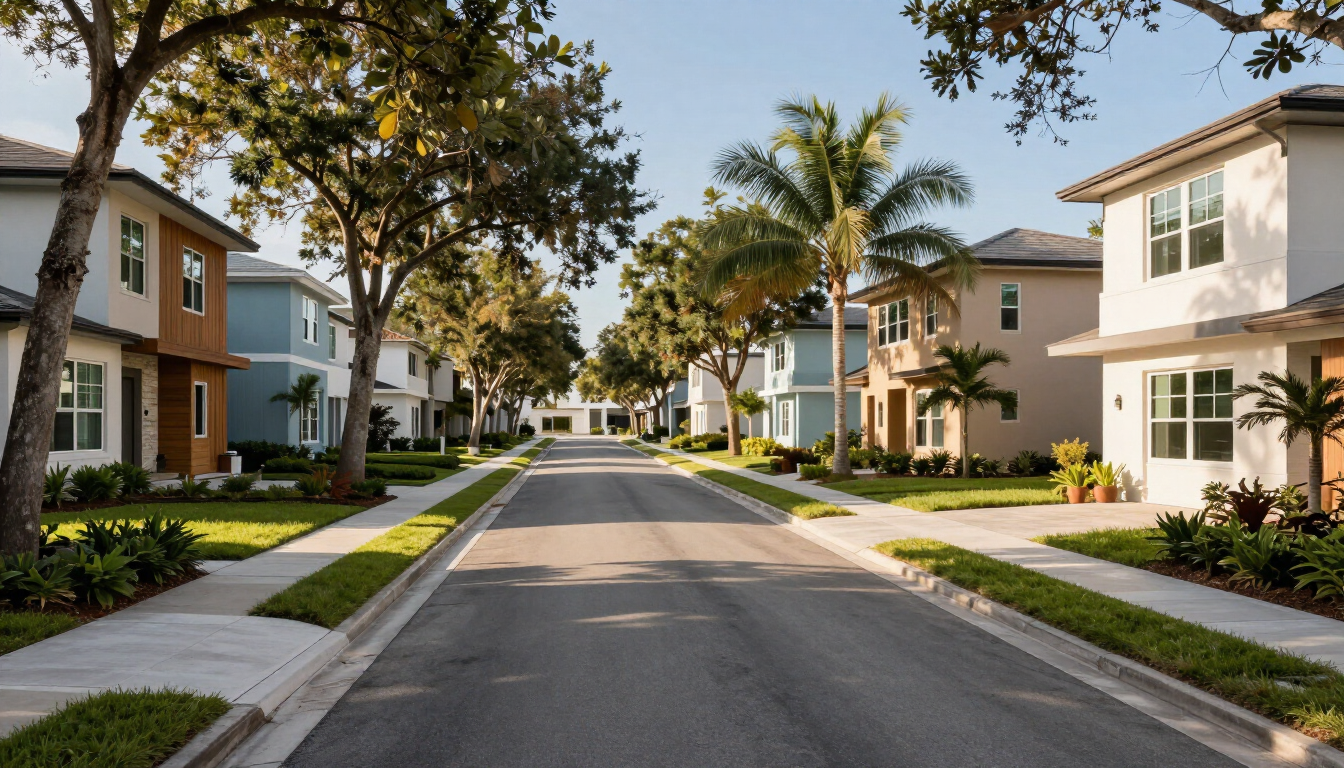Sweet Bay subdivision Panama City Florida homes and streets