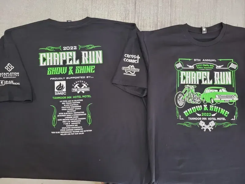 Screen Printing T-shirt — Professional Signs in Wollongong