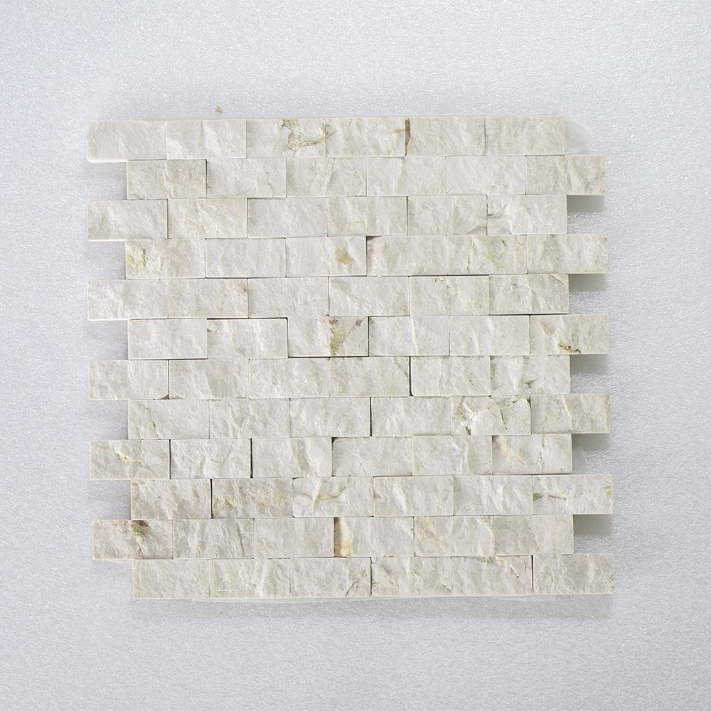 Botticino Split Face Brick - Brushed - 1