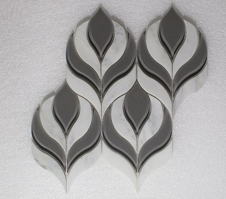 Bontanica Arabescato P. & Grey Glass Clear 10.25