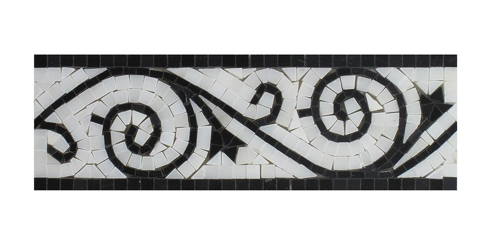 Nero Marquina - Pure White Art Border - 4