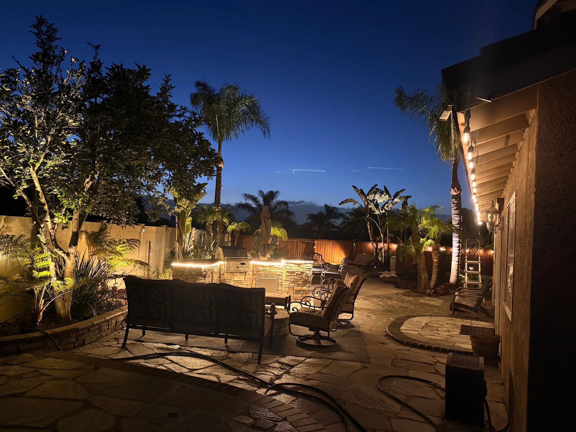 Custom specialty lighting by Be the Light Outdoor Lighting in Orange County