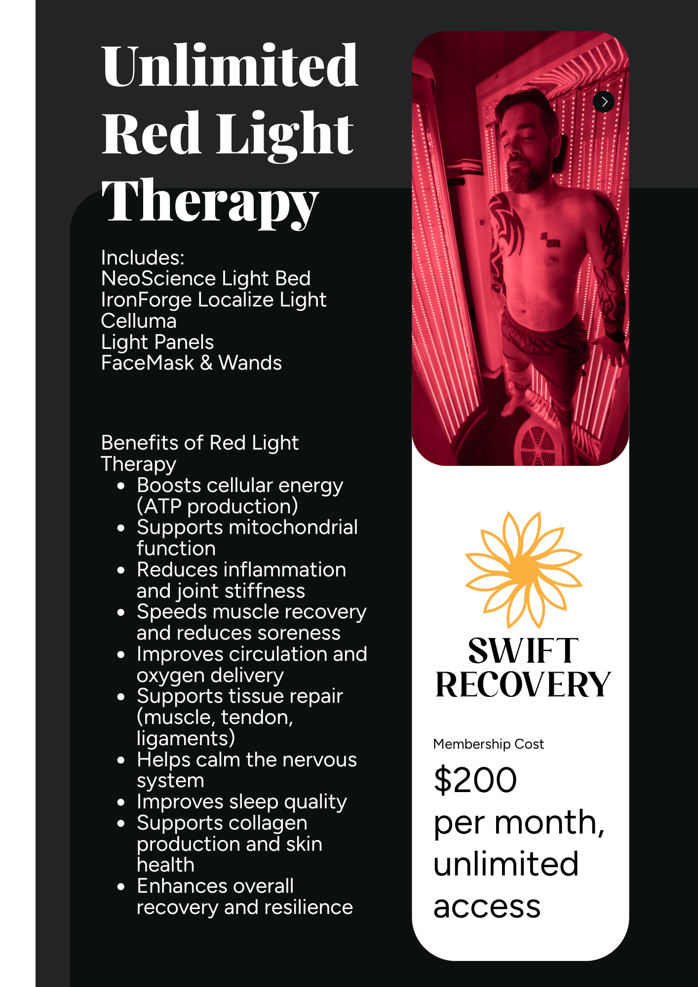 Unlimited Redlight Therapy