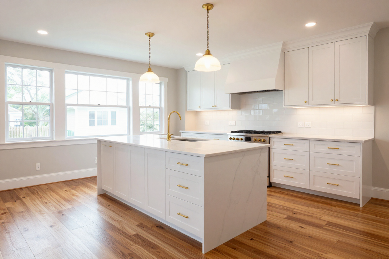Completed kitchen renovation by A1 Turns LLC
