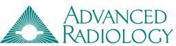 Advanced Radiology logo with teal triangle and text on white background