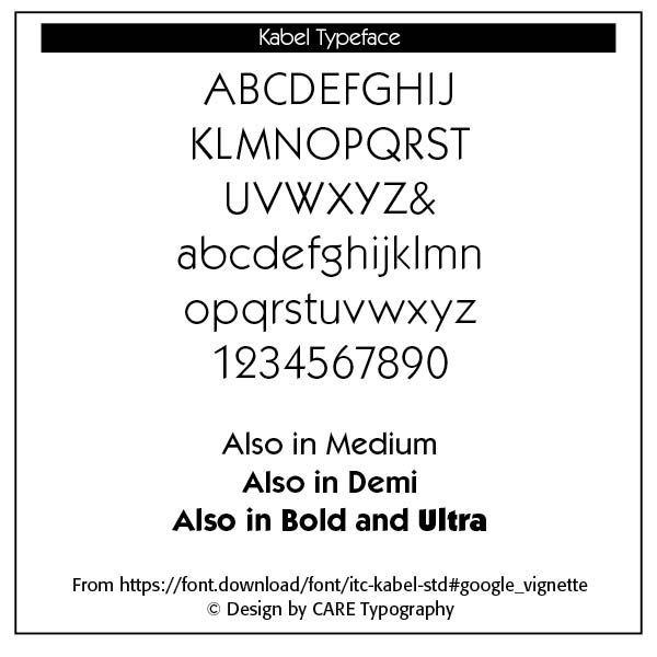 It is a font that is also in medium and demi.