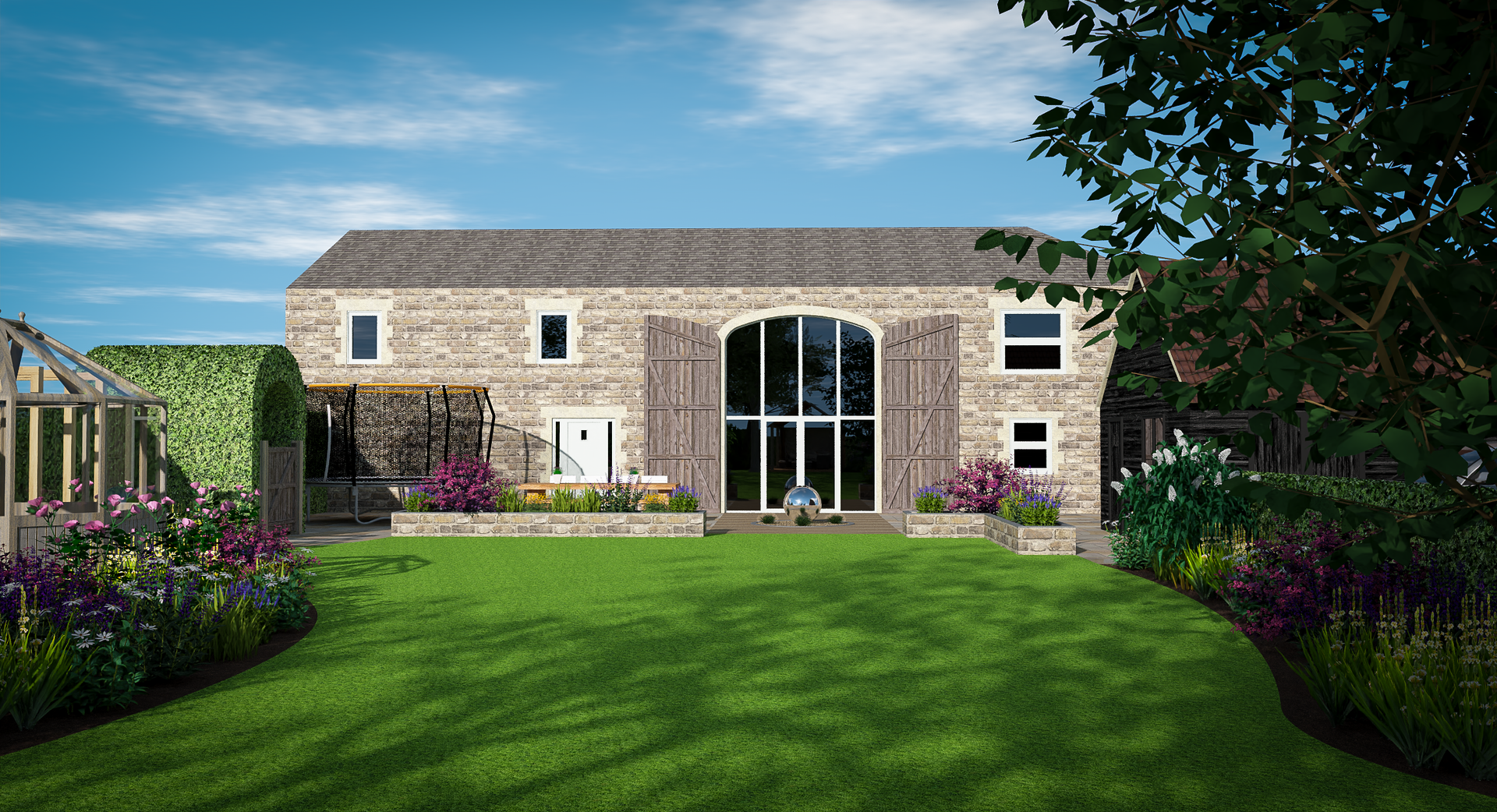 3D CAD Garden Design By Precision Landscape