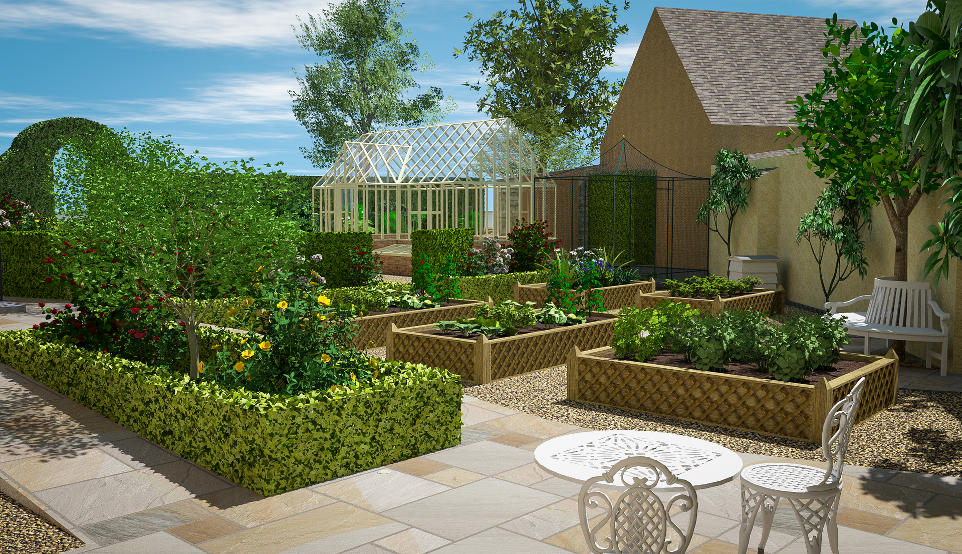 3D CAD Garden Design By Precision Landscape