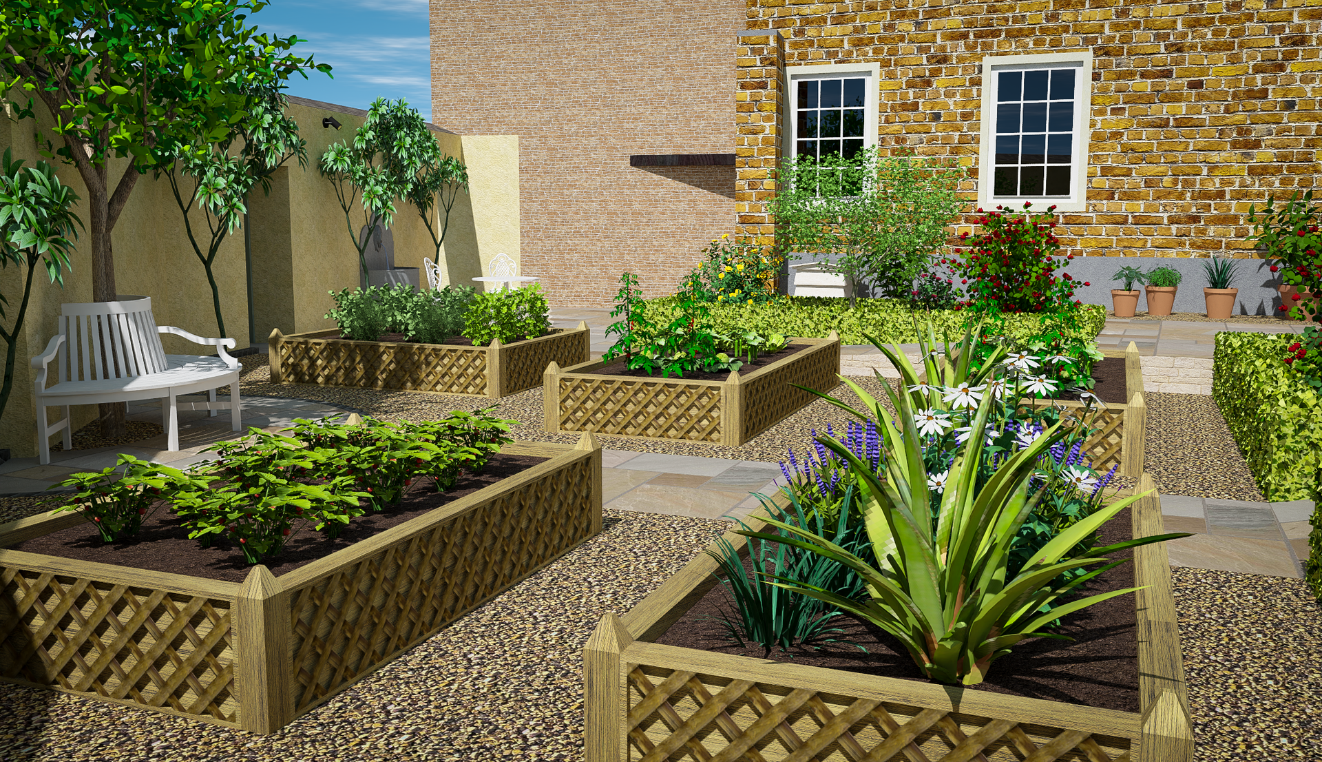 3D CAD Garden Design By Precision Landscape