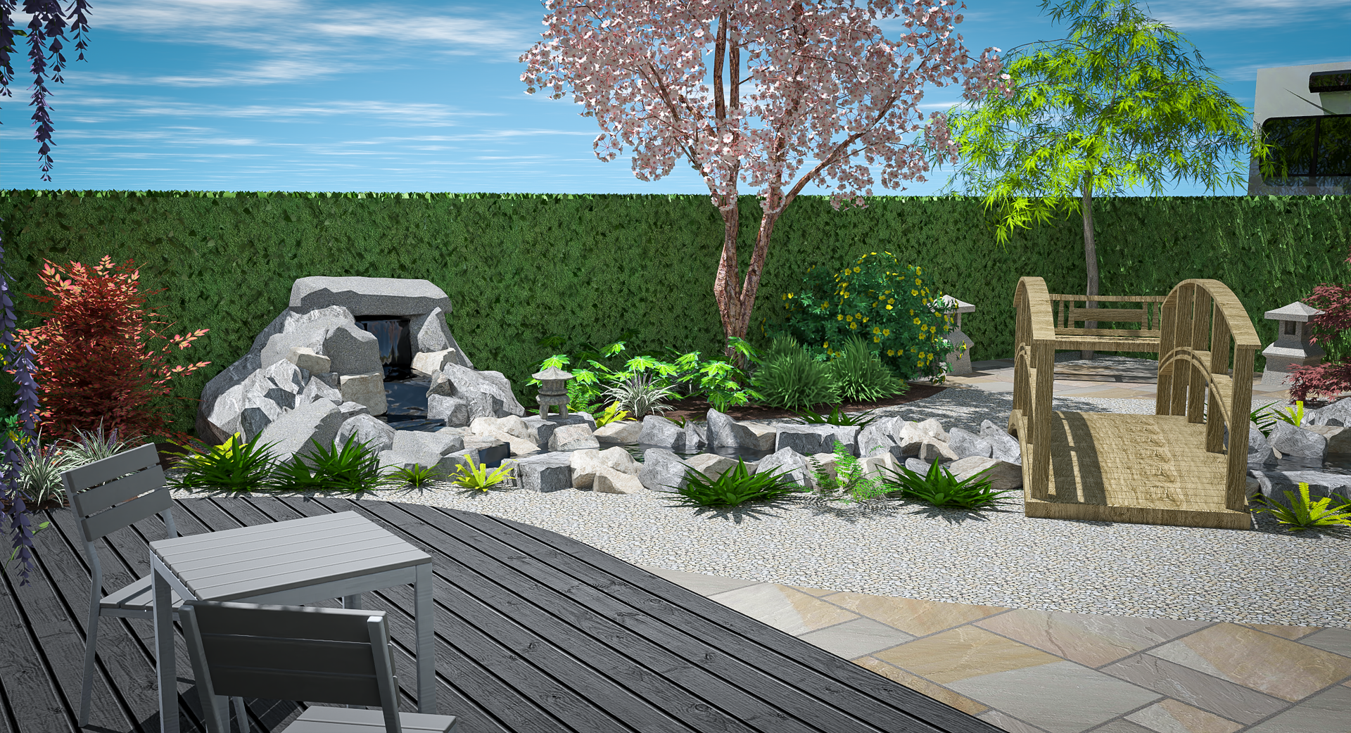 3D CAD Garden Design By Precision Landscape