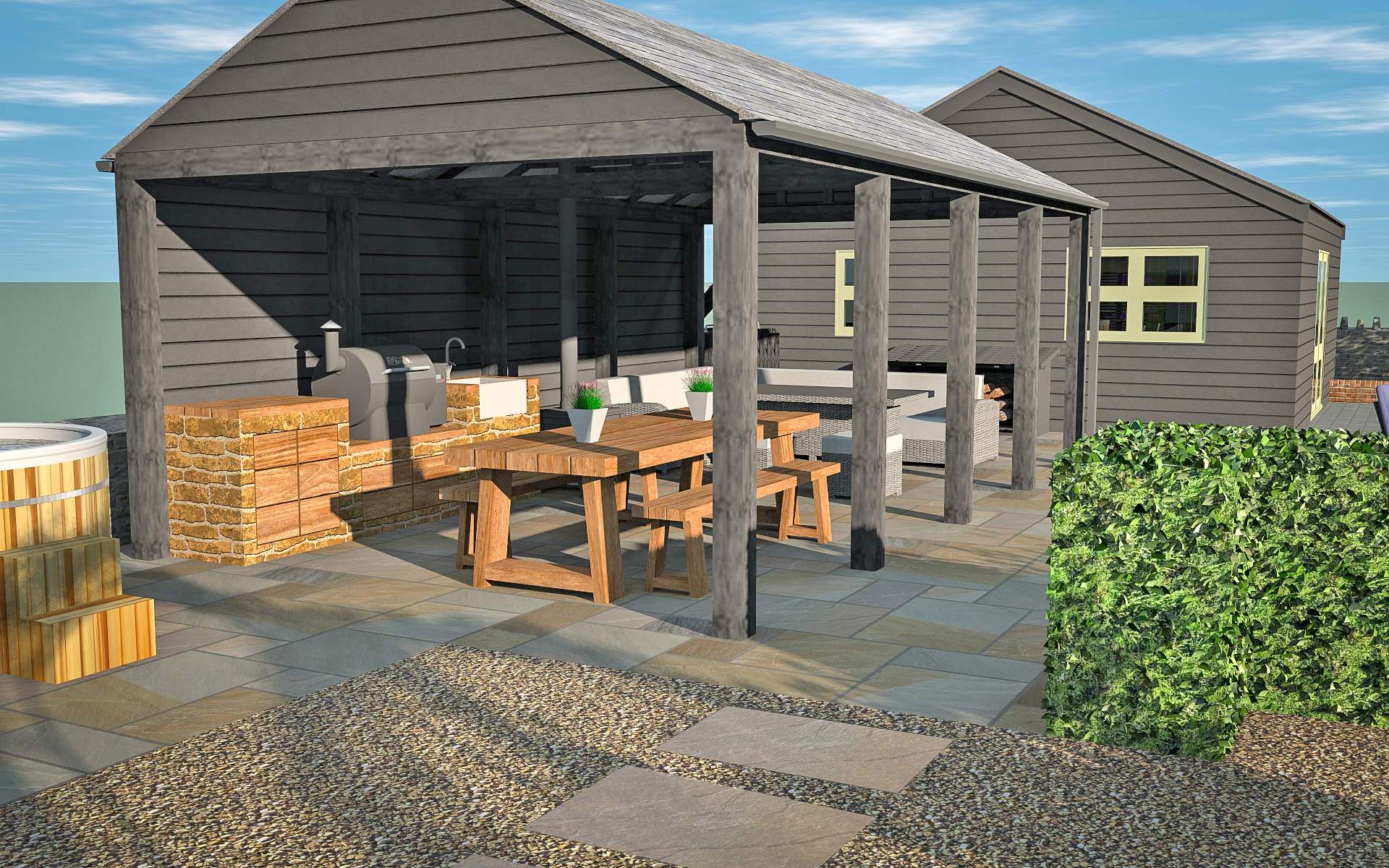 3D CAD Garden Design By Precision Landscape
