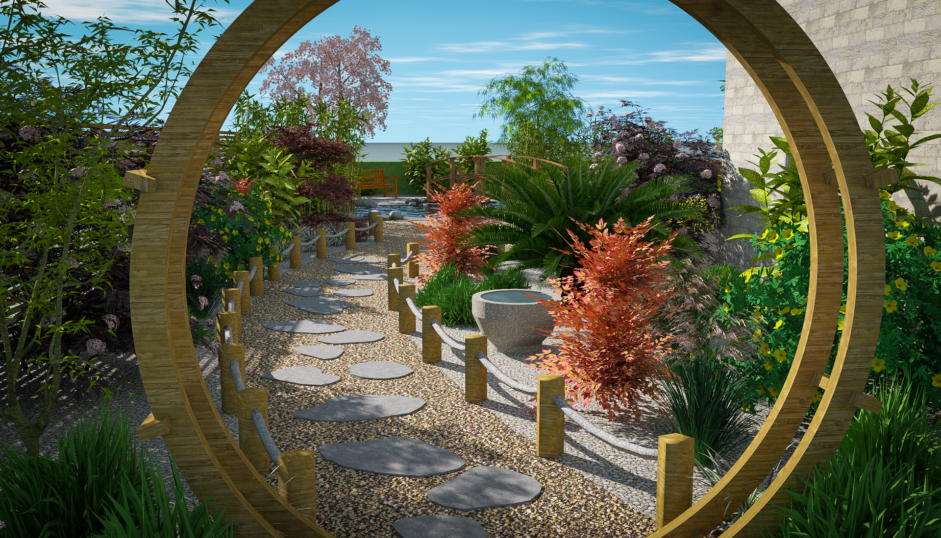 3D CAD Garden Design By Precision Landscape
