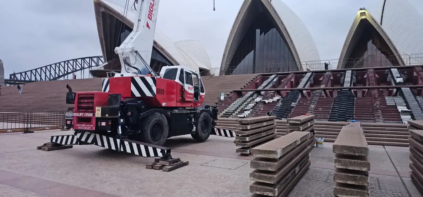 Opera House site work