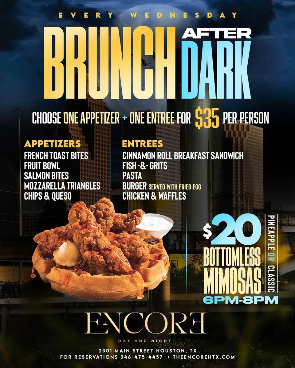 Brunch after dark