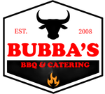 A logo for bubba 's bbq and catering