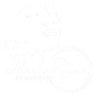 Coloring-book style outline of a boy with a bicycle, with &ldquo;OH BENEWOO&rdquo; text near the bottom.