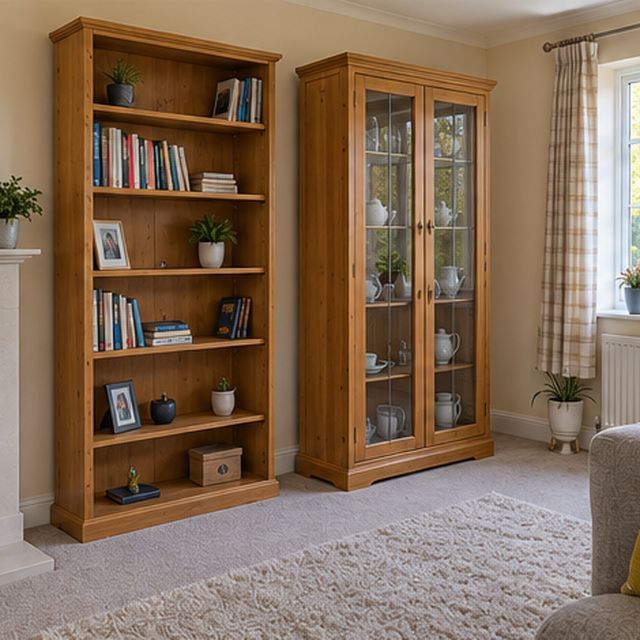 Room with the old furniture still in place, before collection