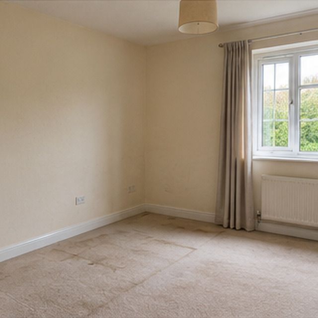 The same room after the furniture has been carried out