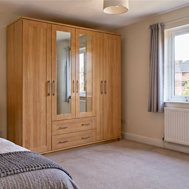 Room with the old furniture still in place, before collection