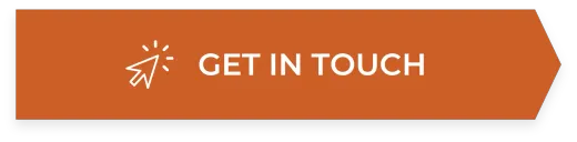 An orange rectangular button with a chevron-shaped right end, featuring a cursor icon and the text 