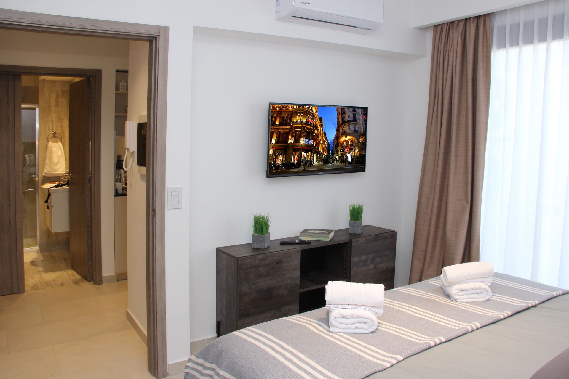 tv on the wall