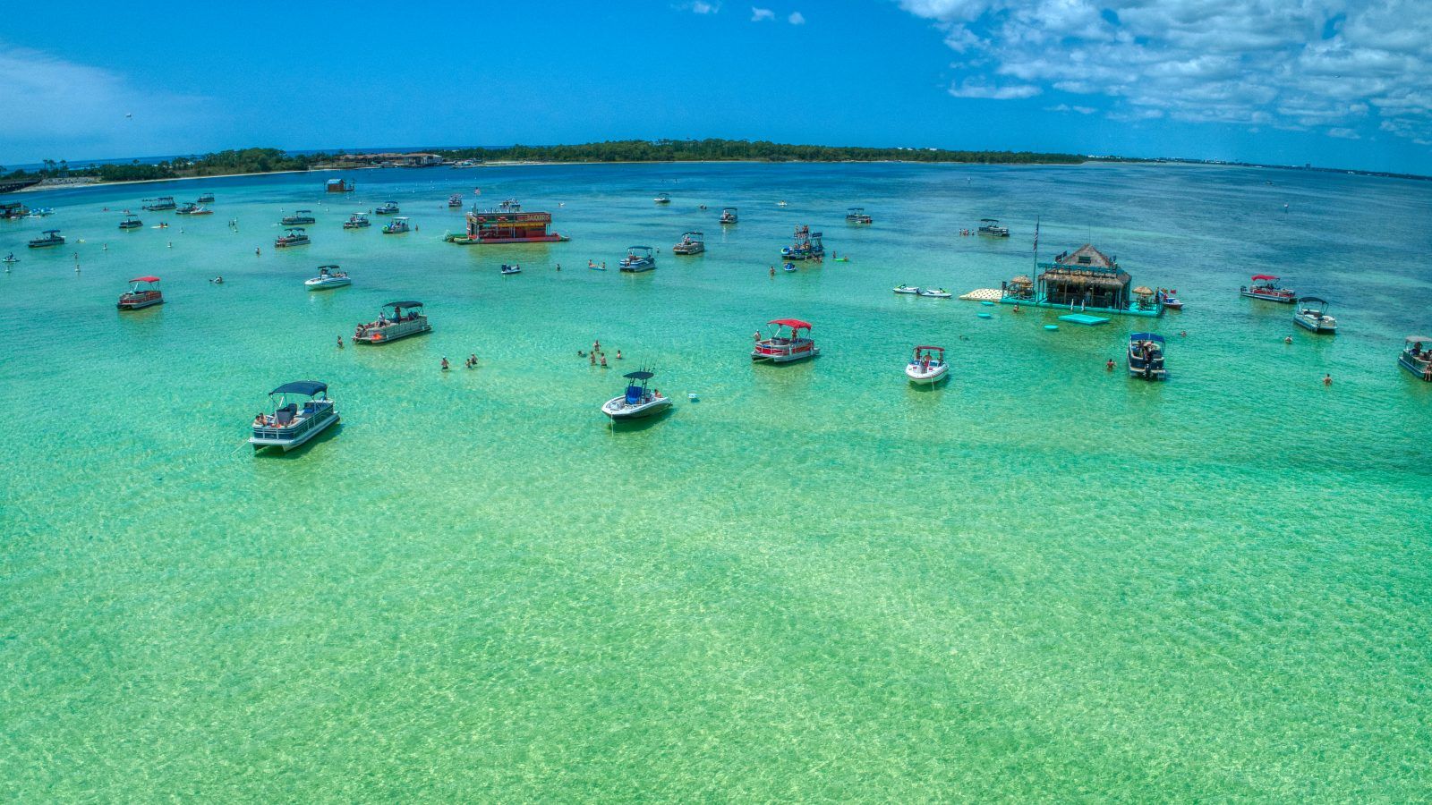 Top view of Crab Island