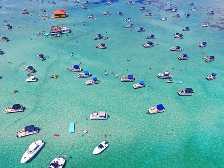Island full of boats