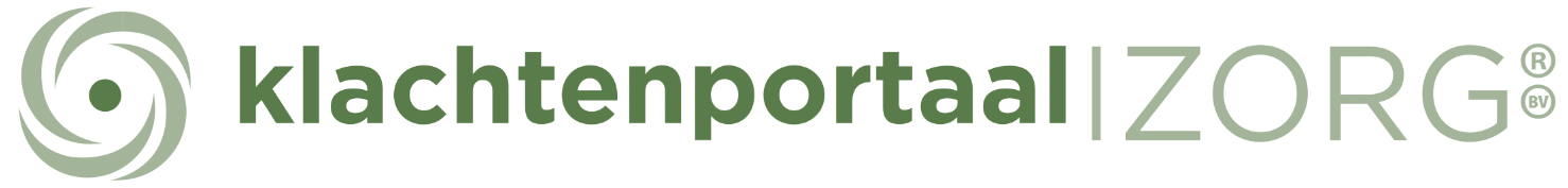 Het logo van Klachtenportaal Zorg.