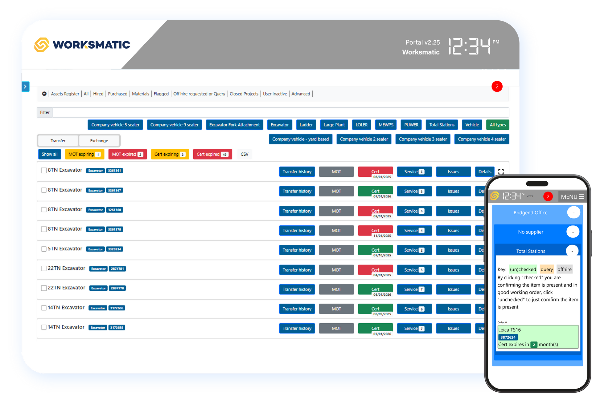Asset Lifecycle Management app