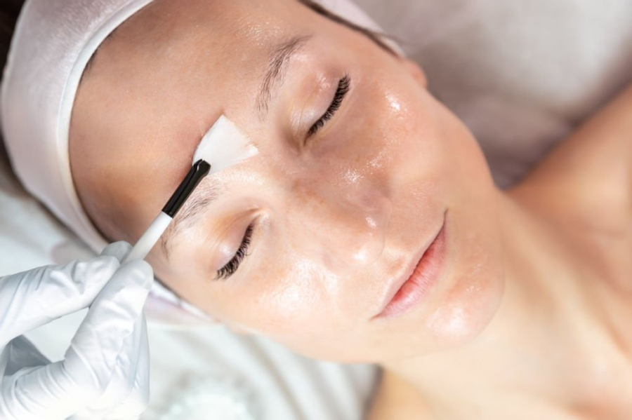 Woman Receiving a Facial Treatment — A9 Skin and Hair Clinic in Westmead, NSW
