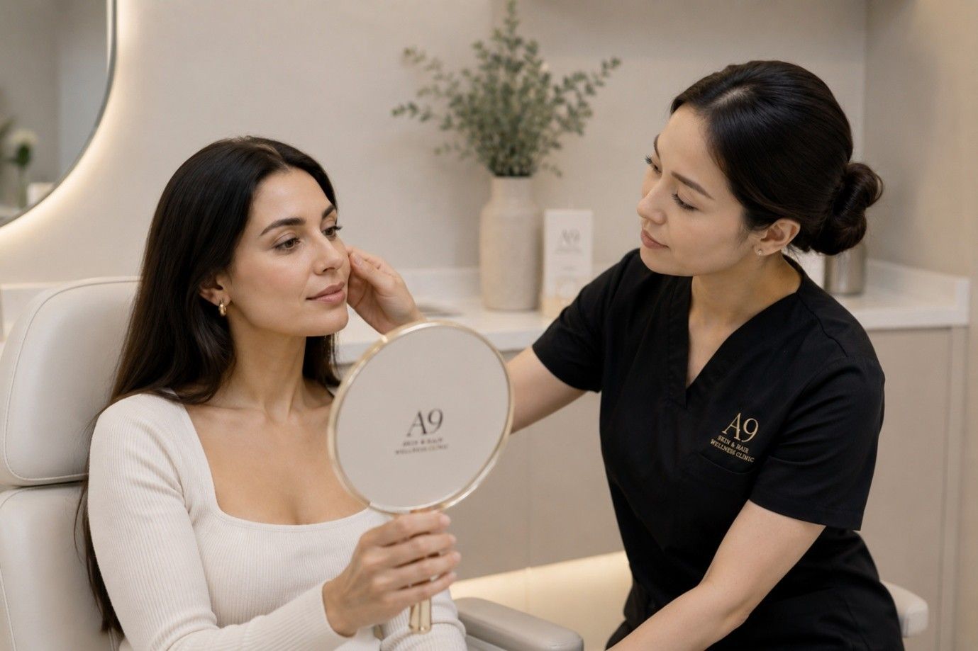 Woman Receiving a Facial Treatment — A9 Skin and Hair Clinic In Westmead, NSW